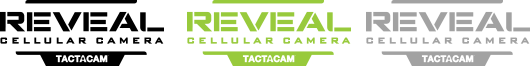 reveal by tactacam logo design
