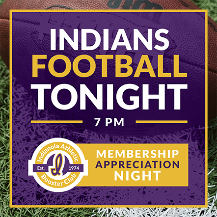 Indianola Booster Club Football Graphic