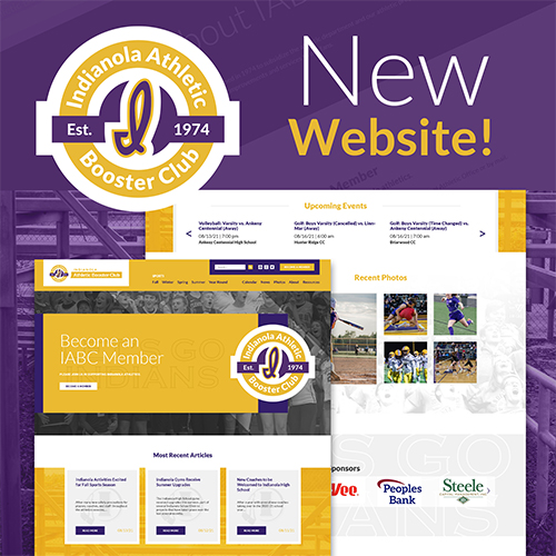 Indianola Booster Club Website Feature