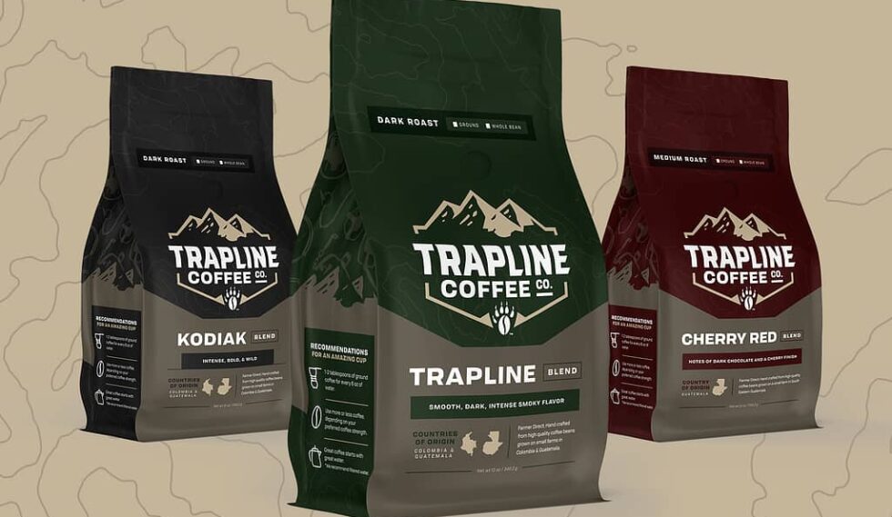 Trapline Coffee Packaging