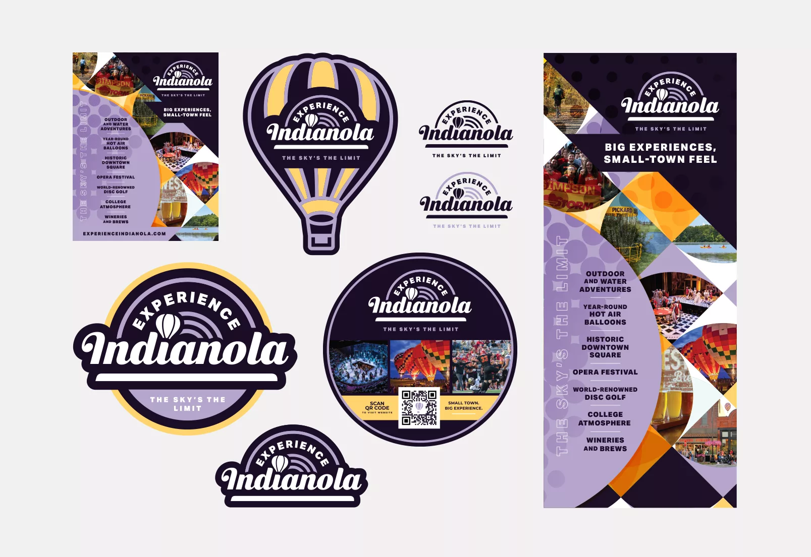 Experience Indianola Sticker, Coasters and Printed Design