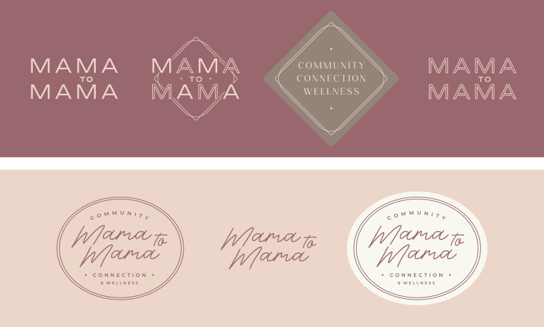 Mama to Mama logo combination compilations