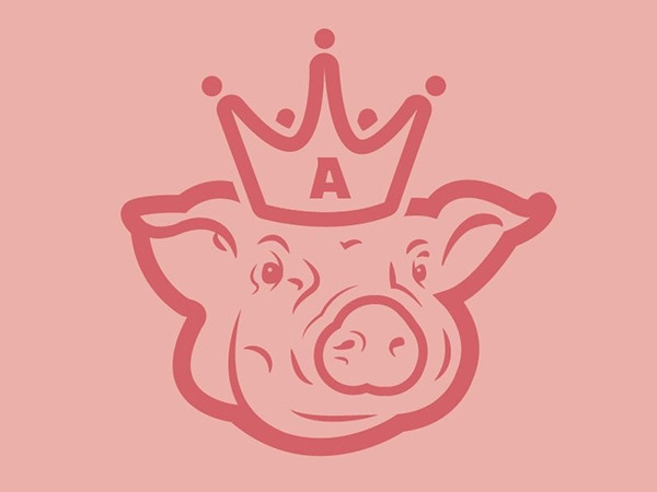 5d9d7e188716511.65a0138630a2d Pig with a crown logo creation