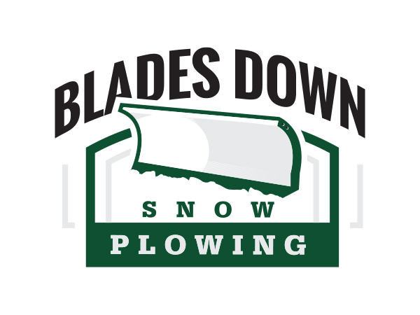 Blades-Down-SnowPlowing Blades Down Snow Plowing Logo