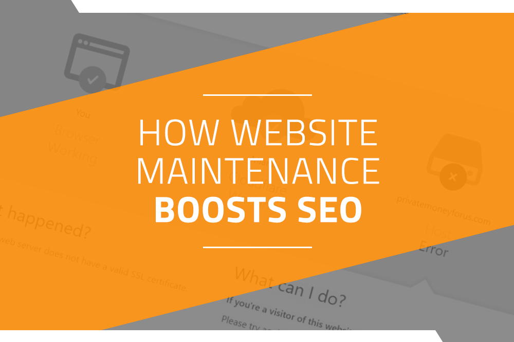 How website maintenance boosts seo