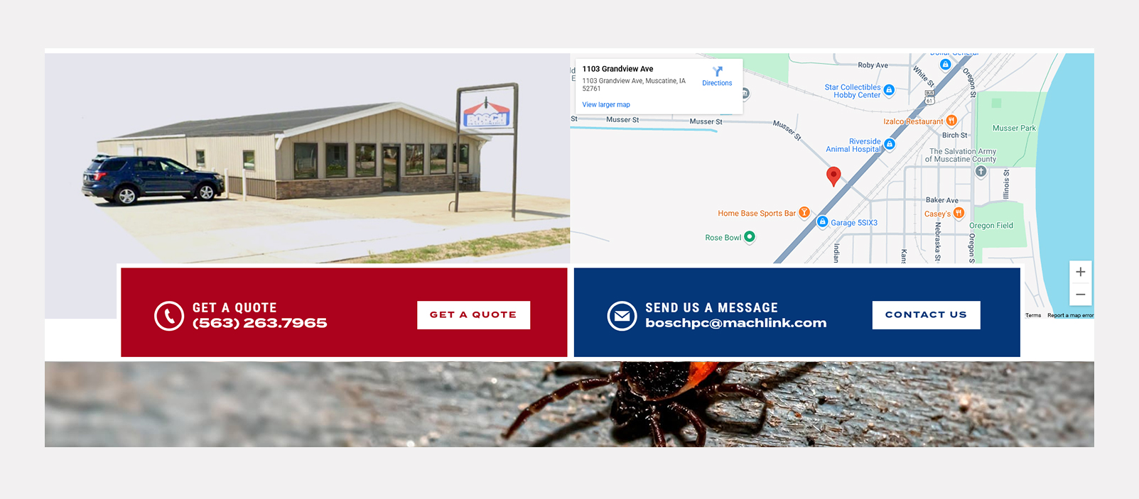 map Bosch Pest Control Get a Quote and Send a Message
