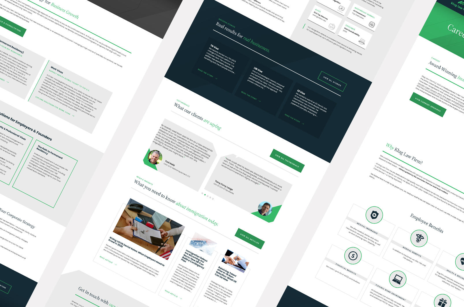 Klug-2 Klug Law Firm Website Page Designs