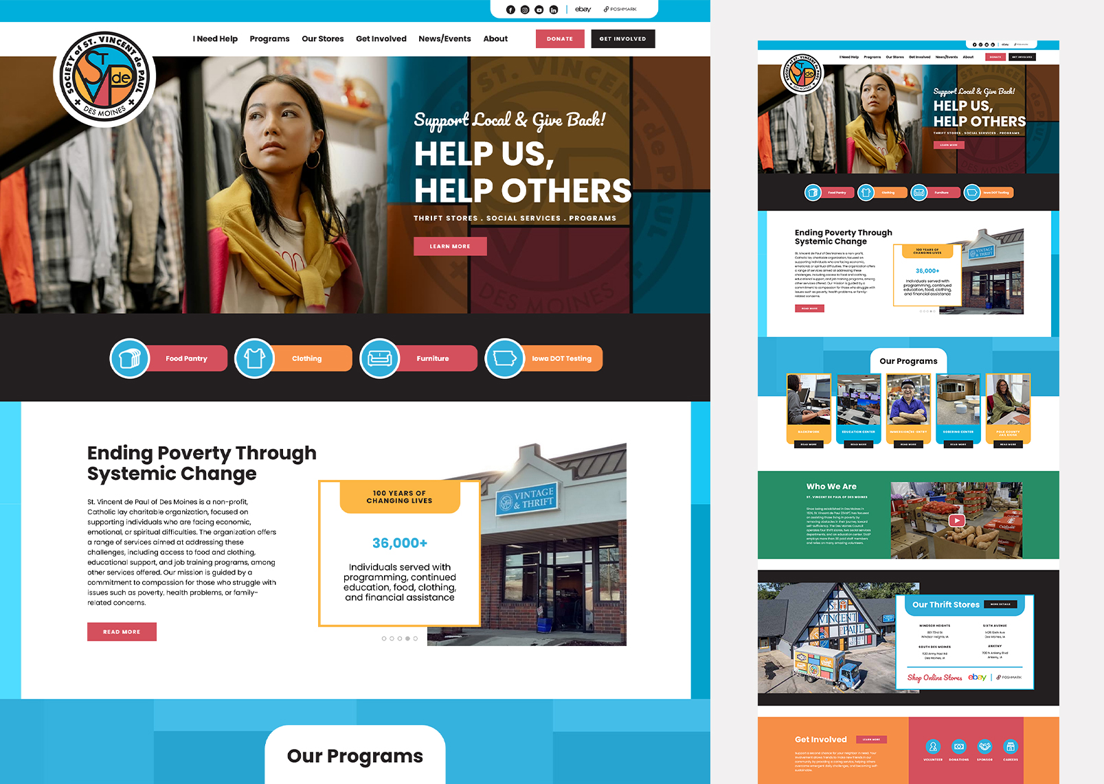 SVDP-1 SVDP Website Homepage Design